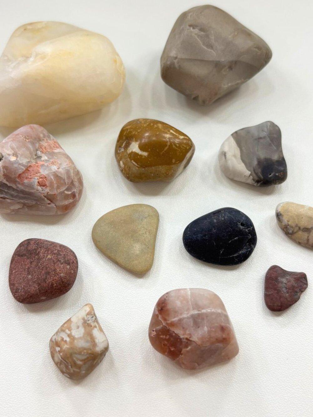 12 Pc Crystal & Tumbled Stone Bundle | Mixed Healing Crystals & Rocks Lot 7.1 oz
